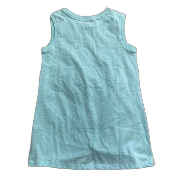 Gap kids light blue top crew Tank top with front twist size M  beach boho - Picture 2 of 11